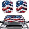 2-Piece Cactus Windshield Sunshade Floral Foldable Car Front Window Sun Shades for Most Sedans SUVs Trucks Tesla Blocks UV Rays and Keeps Your