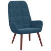 Blue Velvet Relaxation Armchair