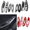 Для Ford Focus 3 MK3 2015 2016 2017 2018 LHD Панель Стеклоподъемника Двери Рамка Декоративная Накладка Наклейка Аксессуары для Интерьера