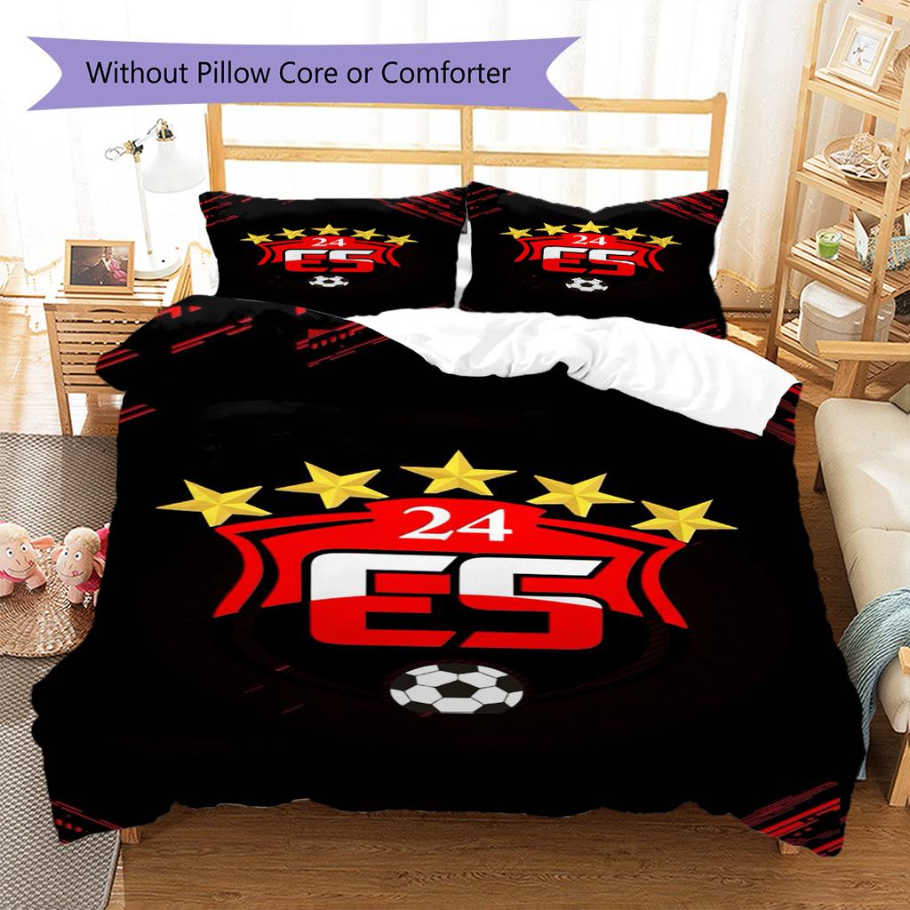 24 Erzincanspor Pattern Bedding Set Quilt Cover Pillowcase Home Decor Gift (1 * duvet cover + 2 * pillowcase, without core)