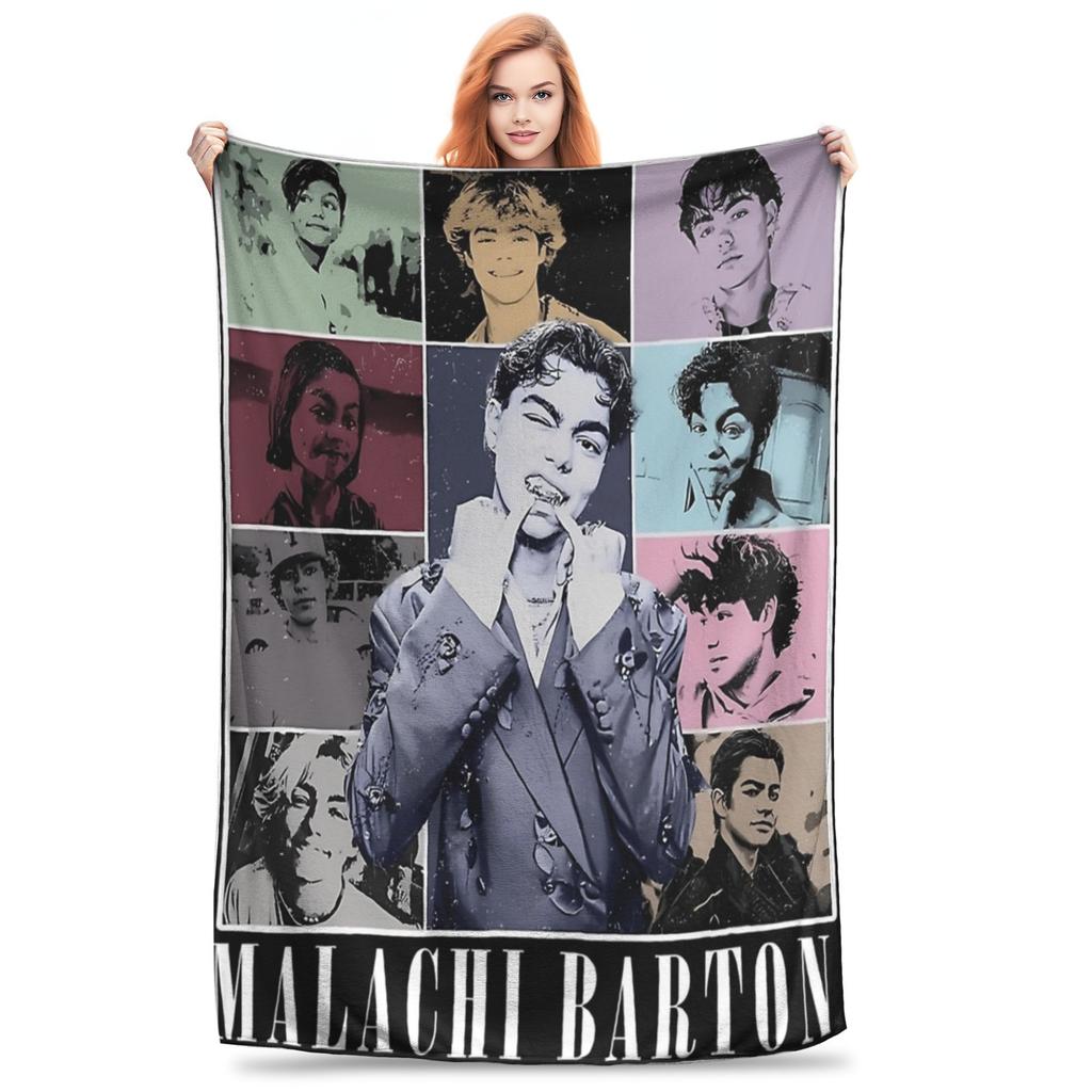 Malachi Barton Merch Blanket Lightweight Warm  Throw Blankets for Living Room 50x60 Inches Multiple Sizes Bedspread