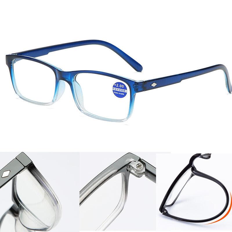 2x очки для чтения с градиентом, мужские и женские, унисекс, для чтения 1,0 1,5 2,0 2,5 3,0 3,5 4.
