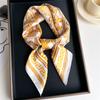 70 * 70cm New Silk Small Square Scarf For Women'S Neck Protection Professional Scarf Versatile Hair Tie Headscarf Scarf