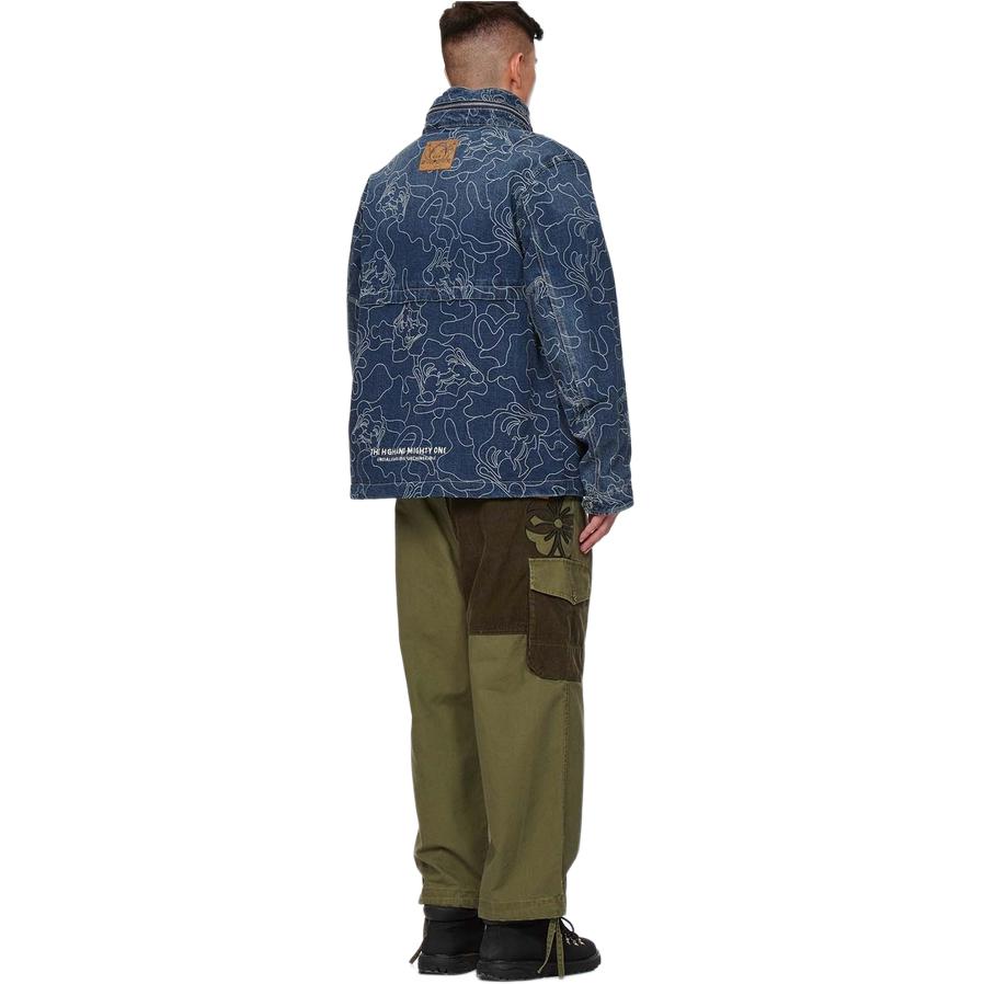 Evisu Camouflage Casual Outdoor Trendy Stand Collar Jacket Men jackets 2EAHTM1DJ201XXDQ