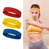 Sports Sweat Head Band Breathable Pure Color Headband Yoga Hair Band Headband Non Slip Sweatbands