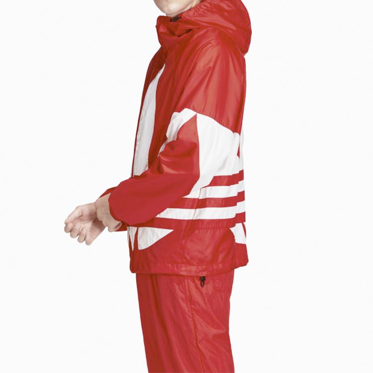 adidas Куртки Originals Trefoil Мужские Красные С капюшоном Умеренные Другие FM7076