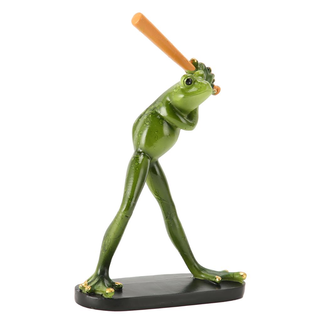 Статуя лягушки смола спортивная лягушка фигурка декор скульптура статуя ремесла для улицы сад патио газон