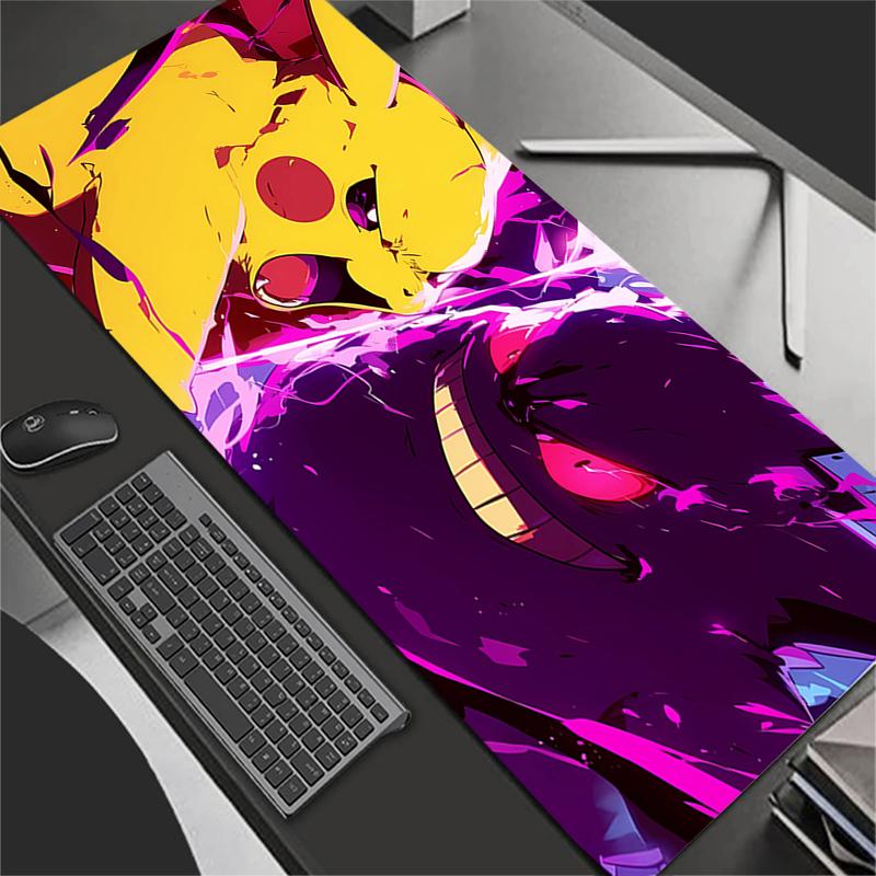 Large Mouse Pad pc speed For esports players Laptop Computer Keyboard desk Mat HD Print PPokemons GGengar mousepad