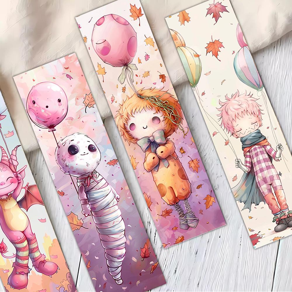 32 шт., Розовая абстрактная закладка, Сезон «Снова в школу», Рождество, Хэллоуин, Подходит для учителей, читателей и в качестве подарков на день рождения.