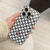Chessboard Playing Card Phone Case High-end Phone Case Electroplated Glass TPU PhoneCase for iPhone 17 16 15 14 13 12pm Pro Plus