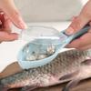 Ручная рыбочистка с крышкой - Скребок в форме рыбы, без травм рук, креативный инструмент для чистки рыбы на кухне