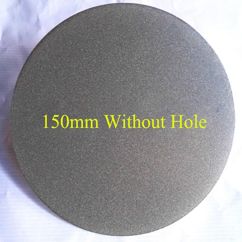 NO CENTER HOLE 150mm Diamond Grinding Disc Abrasive Wheels Coated Flat Lap Disk Polishing Discs for Jewelry Gemstone Tools
