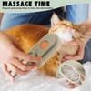Pet Cat Grooming Comb with Electric Spray Water Steam Soft Silicone Brush Kitten Pet Bath Brush Massage Pet Hair Remover