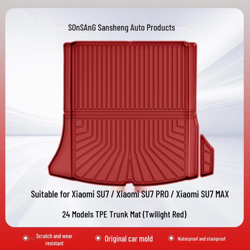 Индивидуальные коврики для пола автомобиля из ТПЭ для Xiaomi SU7/SU7 Pro/Max - Обновление салона на пять мест