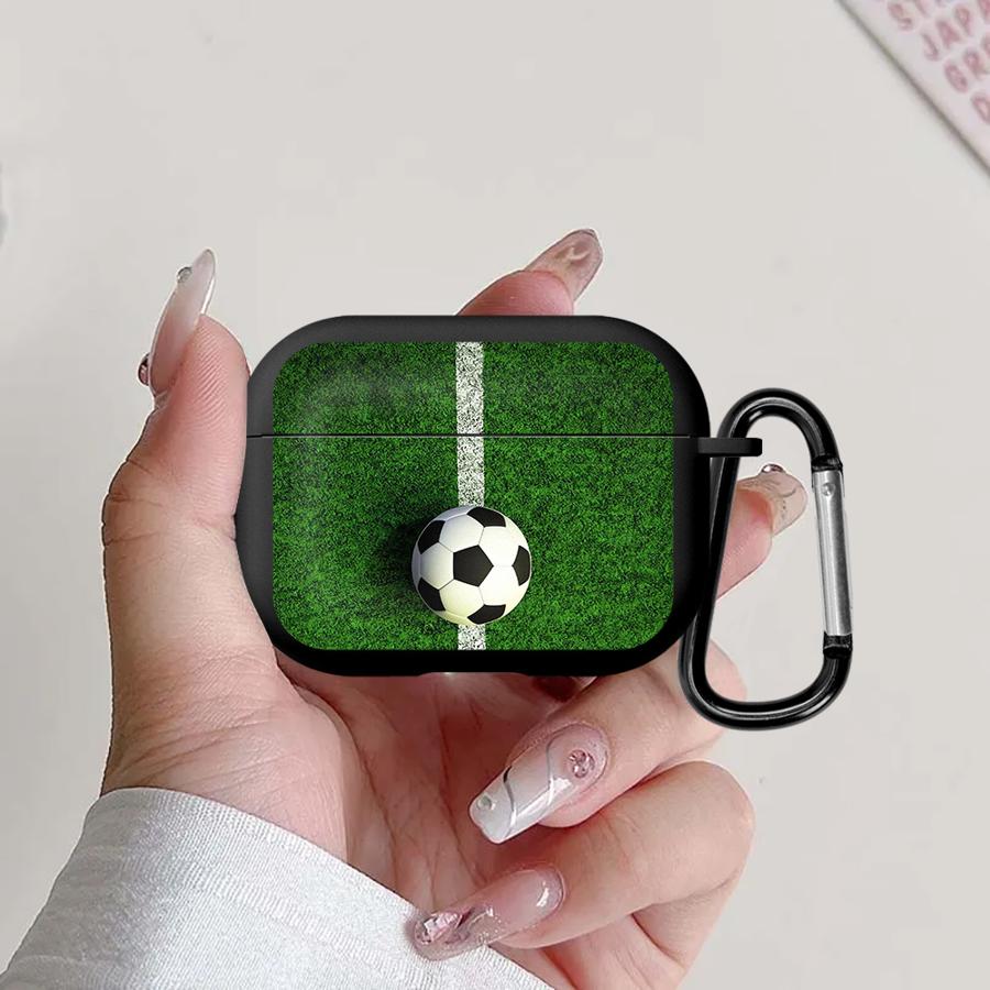 Чехол для наушников Airpods Pro2 Pro3 3 Pro 2 1 4 с рисунком футбольного поля
