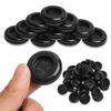 Wire Black Rubber Car Gasket Kit Grommet Protective Coil Firewall Hole Plug Retaining Ring Parts