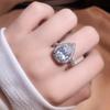 Fashionable Trendy Pear Shaped Zircon Ring Women's Jewelry Jewelry