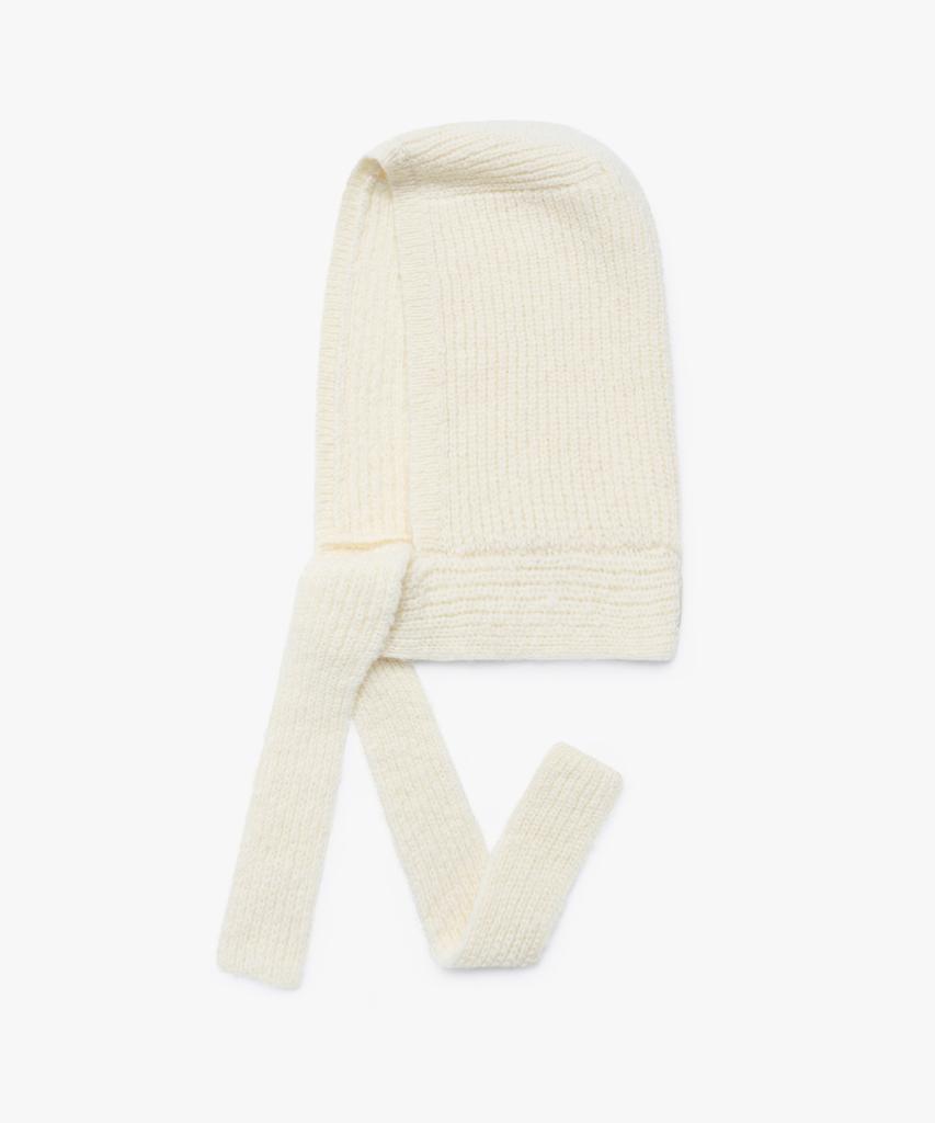 38COMEONCOMMON Балаклава-шарф из смеси альпаки (слоновая кость)