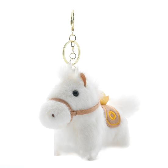 2026 Год Лошади Плюшевый Мультяшный Юаньбао Пони Брелок Подвеска Каваий Фигурка Лошади Настольное Украшение Милое Украшение для Рюкзака Подарок