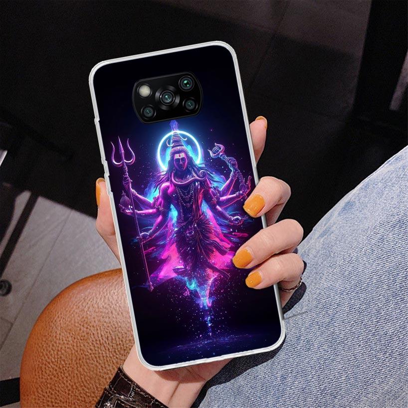 Lord Shiva Hindu God Buddha India Phnoe Case for Xiaomi Poco X5 X6 X7 Pro X4 Gt F7 Ultra M8 M7 Redmi 15C 15 13C 13 12C 12 Unique