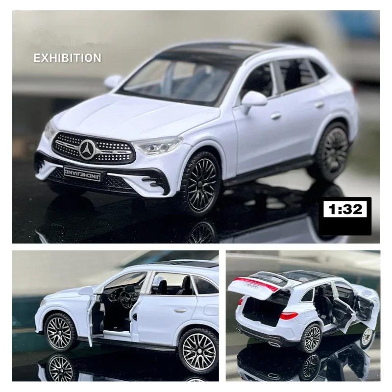 1:32 Бенз GLC 400e внедорожник сплав модель автомобиля литой металл игрушечный автомобиль модель автомобиля симуляция звук и свет коллекция детский подарок