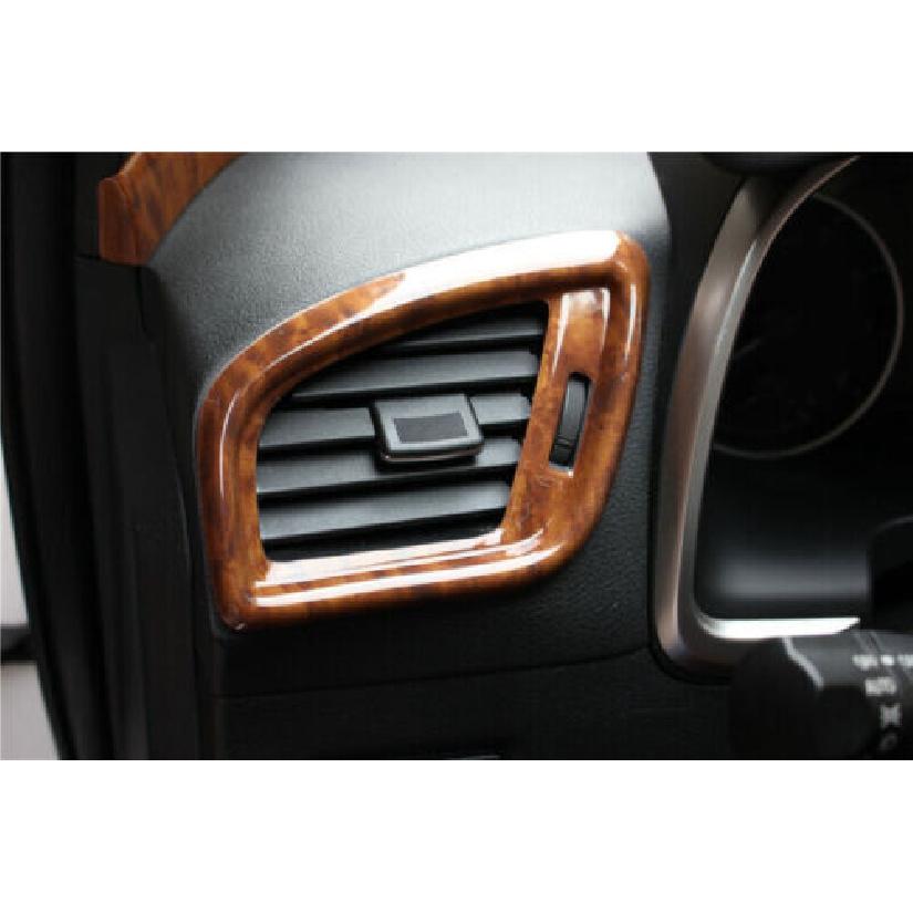 For Nissan Murano 2015- Peach Wood Grain Left And Right Air Outlet Vent Trim