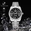 Silver Analog 3ATM Waterproof Calendar Stainless Steel Strap Quartz Watch Fashion Watch Birthday Christmas Day Day Gift Men's Watch - Valentine's
