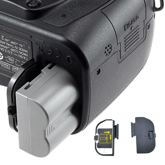 Крышка батарейного отсека Простая установка Замена Пластик Идеально подходит Крышка батарейного отсека камеры для Nikon D3100 D40 D60 D3000 D90 D5100 D200