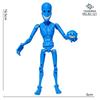 Хоррор Игра Верити Моб Коллекционная Фигурка Желтый Шар Улыбка Модель Кукла Игрушка Настольный Дисплей Хэллоуин Подарок Игровой Энтузиаст Фанат