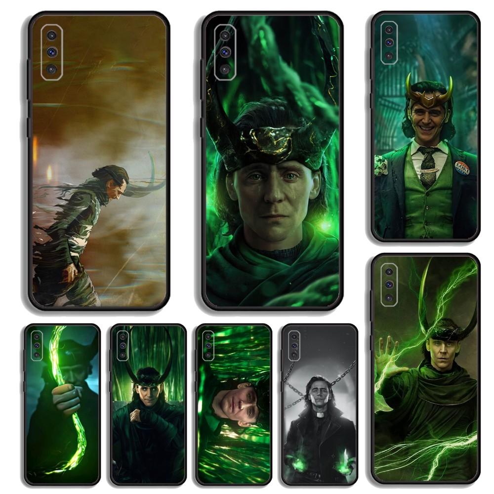 Чехол для телефона с актером Томом для Samsung S23,23,22,30,21,10,9,Note20 Ultra,Lite,Ultra,5G,Plus,FE,H-Hiddleston God L-Loki Черный Мягкий Чехол