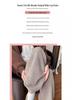 Women's Coffee Pinstripe Wool Pants: Petite 150, High-Waist, Wide/Narrow Leg, Autumn/Winter Drape