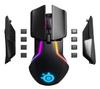 SteelSeries Gaming Mouse Wireless Dual Sensor of Gravity Customization Function Equipped with ARM Processor Rival 650 Wireless 62456 Weight/Center