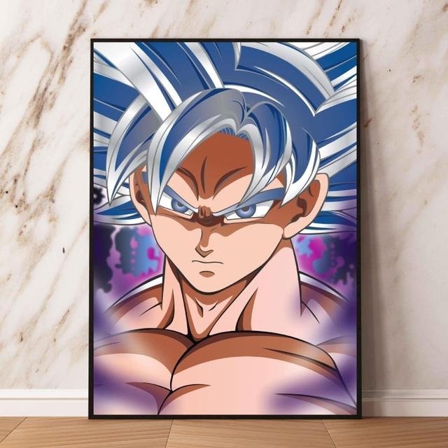 Canvas Art Painting Dragon Ball Wukong Wall Decoration Modern Living Room Cartoon Character Picture Poster