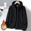 Plus Velvet Thick Sweater Men's Autumn and Winter Casual Loose Outdoor Hooded Lamb Fleece Jacket Fleece Jacket