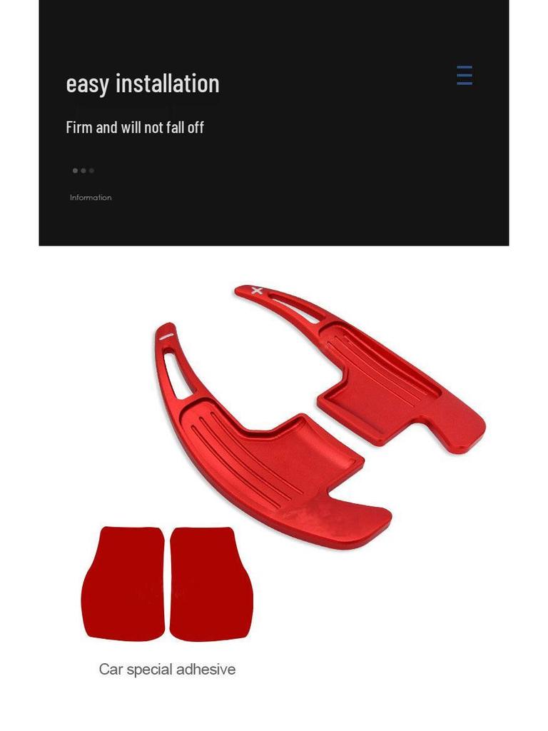 Ford Mustang 2015-2020 Aluminum Alloy Steering Wheel Paddle Shifters