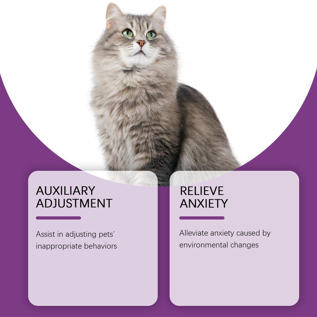 Cat Behavior Guidance Spray Furniture Anxiety Relief Multi-pet Family Suitable Non-irritating 60ML