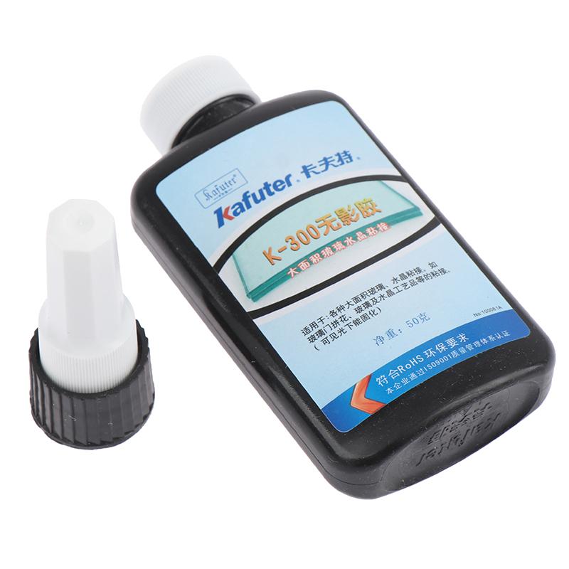 50Ml Uv Glue Curing Adhesive K-300 Transparent  Glass Adhesive Gule