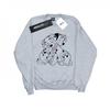 Womens/Ladies 101 Dalmatians Puppy Love Sweatshirt