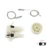 BWR5232 Power Window Regulator Repair Kit Front Right for Fiat 500 2007-On 2/3 Door Hatchback Cabrio Convertible 68070267AD