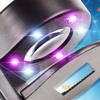 Shatterproof Magnifying Glass Foldable Read Magnifier with LED & UV Light Magnifying Lens for Book Reading Classroom 30X