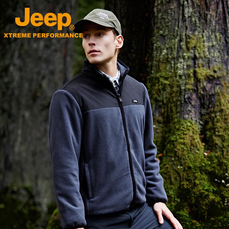 Jeep Мужская ветрозащитная водонепроницаемая куртка на флисовой подкладке для активного отдыха