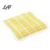 Thin Cushion for Student Chair Cotton Linen Pad Striped Plaid Dining Mat with Lace Trim Pastoral Style Breathable Seat Pad Ties Office Barstool