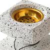 Burner Holder Table Centerpiece Compact Resin Fragrance Censer for SPA Meditation Tea Room Bedroom