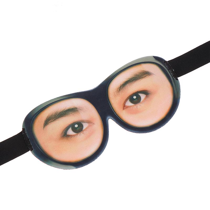 Смешная 3D маска для сна с открытыми глазами, наглазник, 3D пародийный стереоскопический наглазник для сна, мягкая дорожная повязка, креативный наглазник, средство для сна