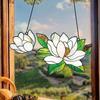 Flower Hanging Decoration Wall Art Window Hanging Ornament Double-Sided Floral Sun Catcher