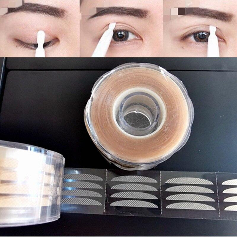 600pcs Invisible Double Fold Eyelid Sticker Double Eyelid Tapes Lift Strips Clear Gray Eyelid Stripe Big Eyes Beauty Tool