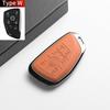 Leather Metal Car Key Case For GL8 PHEV Century Automobile Smart Remote Key Protector Shell Holder Decorative Accessories