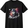 Anime Unicorn Mens Womens T-Shirt Fantasy Folklore Unisex Novelty Gift Tee Funny