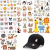 Ironing Stickers Cartoon Animal Set Heat Transfer Diy Washable Thermal Press Vinyl Hoodies Tops Patches For Backpack Shoes Mask