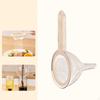 120 Mesh Kitchen Oil Funnel with Filter 2 In 1 Funnel Filter with Handle Double-layer Fine Mesh Colander Portable Juice Strainer Coffee
